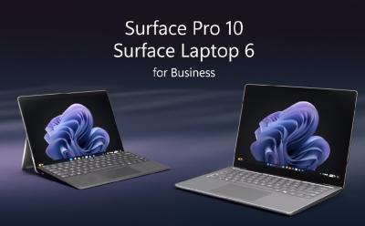 surface pro 10 and surface laptop 6 for business