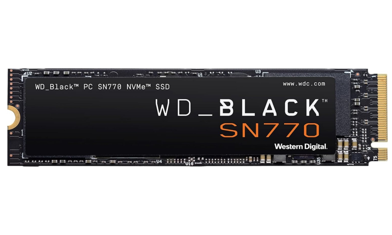 WD Black SN770 Best overall M.2 NVMe SSD 