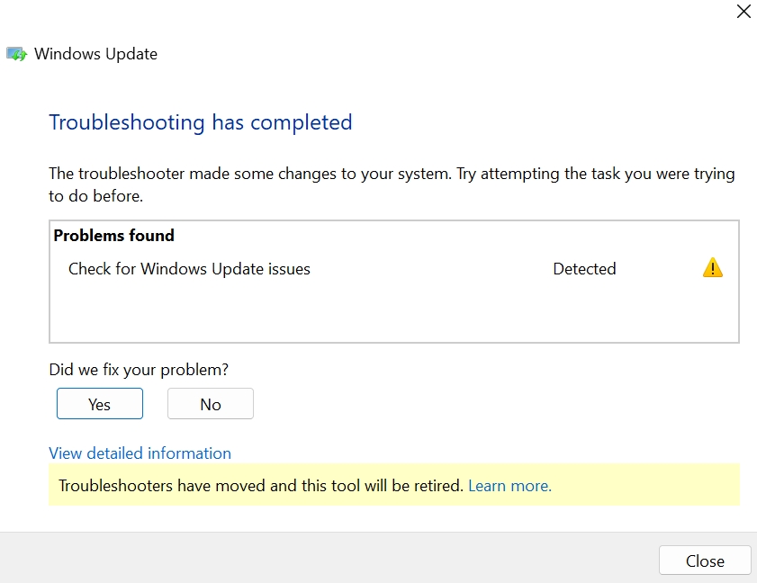 windows update troubleshooter results will point out any problem and try to fix install error 0x800f081