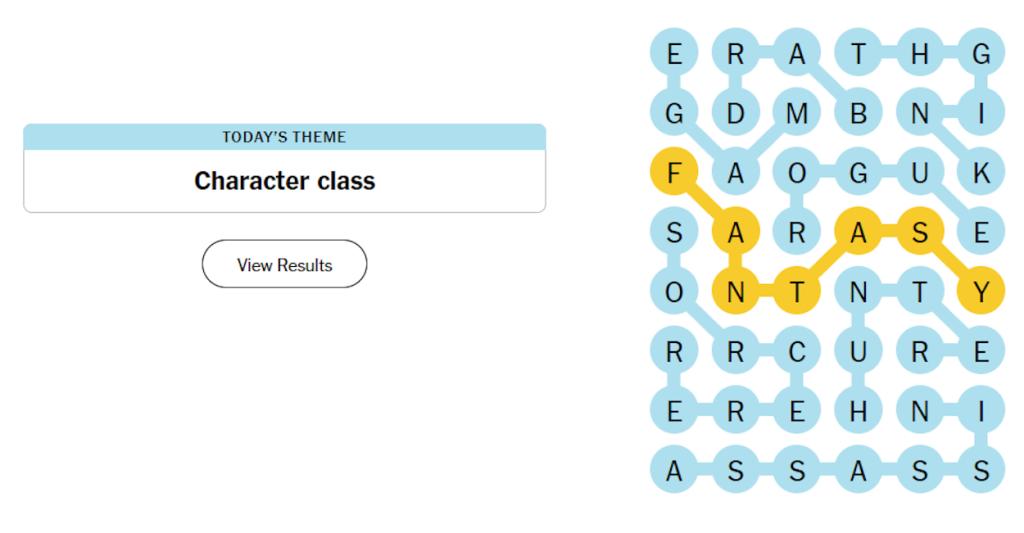 NYT Strands Hints, Spangram, and Answers for April 22, 2024