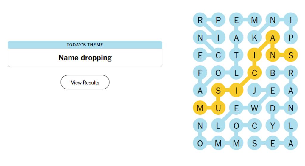 NYT Strands Hints, Spangram, and Answers for April 29, 2024