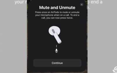 AirPods Mute and Unmute Notification Popup Fix