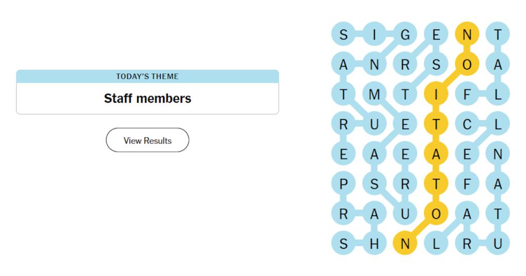 April 26 NYT Strands Solved