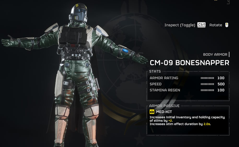 CM-09 Bonesnapper Helldivers 2 armors