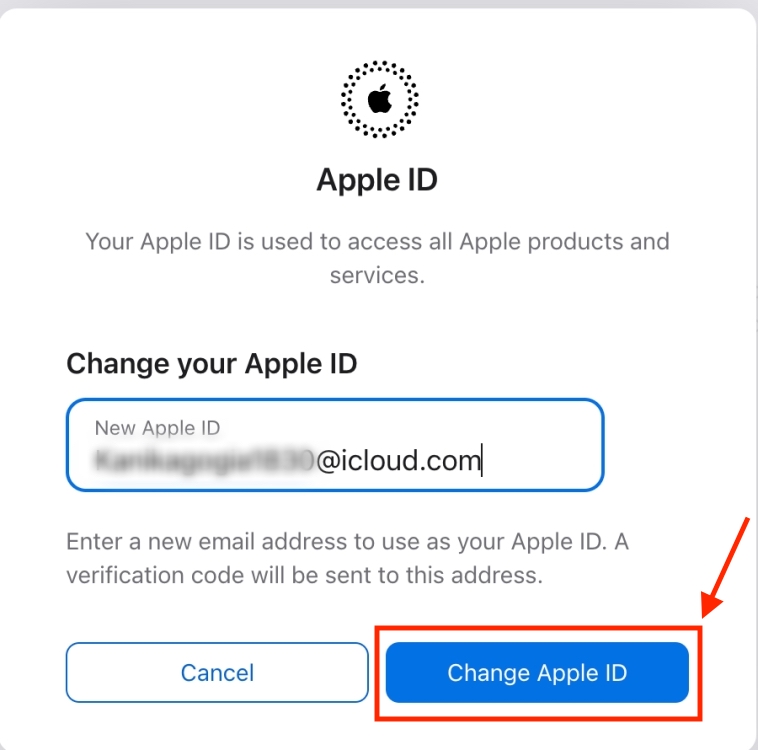 Change your Apple ID