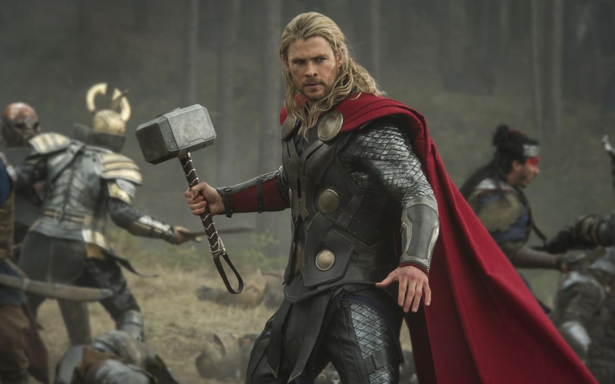 Chris Hemsworth as Thor.
