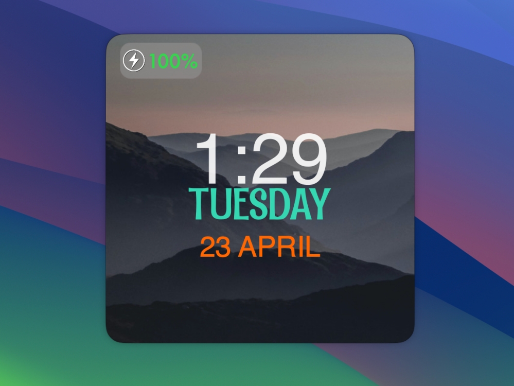 Color widgets