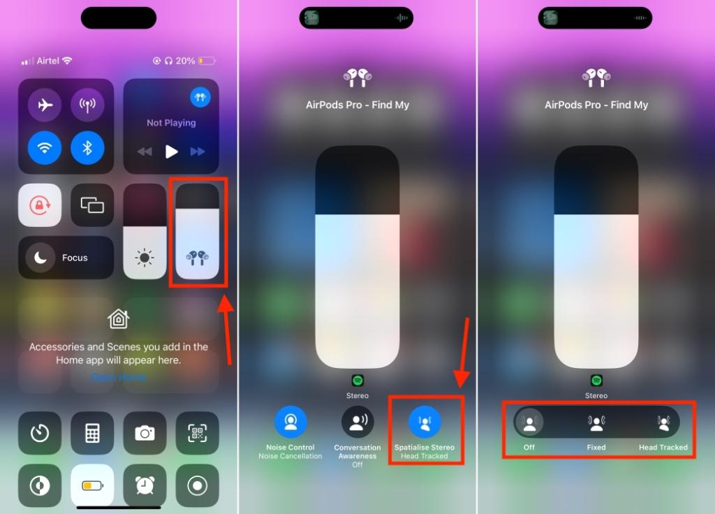 Disable Spatial Audio and Head Tracking on iPhone