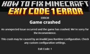 How to Fix Minecraft Exit Code 1 Error
