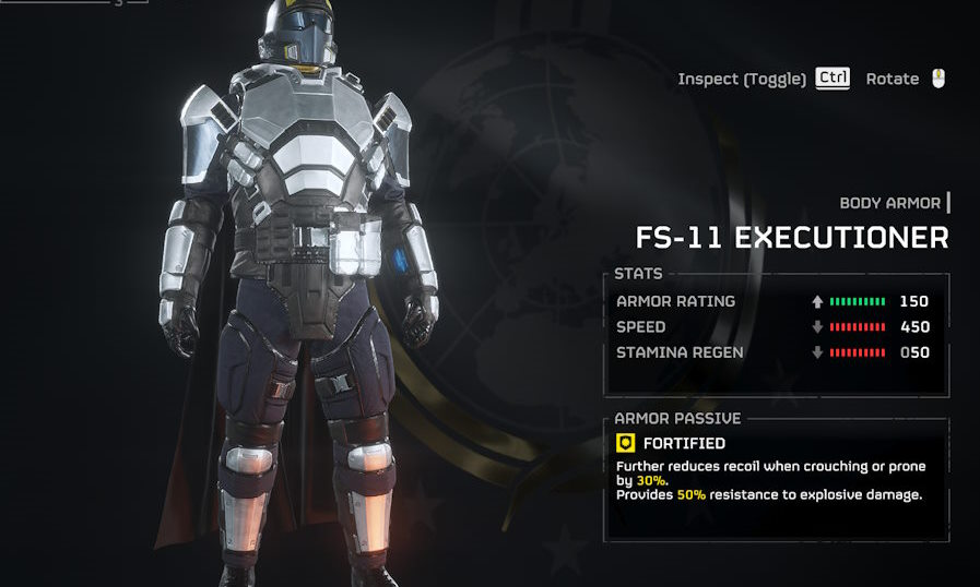 FS-11 Executioner Helldivers 2 armors