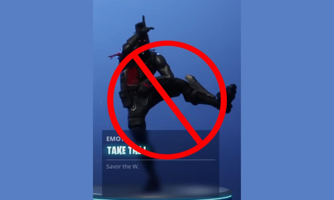 Fortnite Take The L Confrontational Emotes hide cover