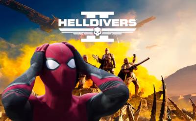 Helldivers 2 dethrones Spider-Man 2 cover