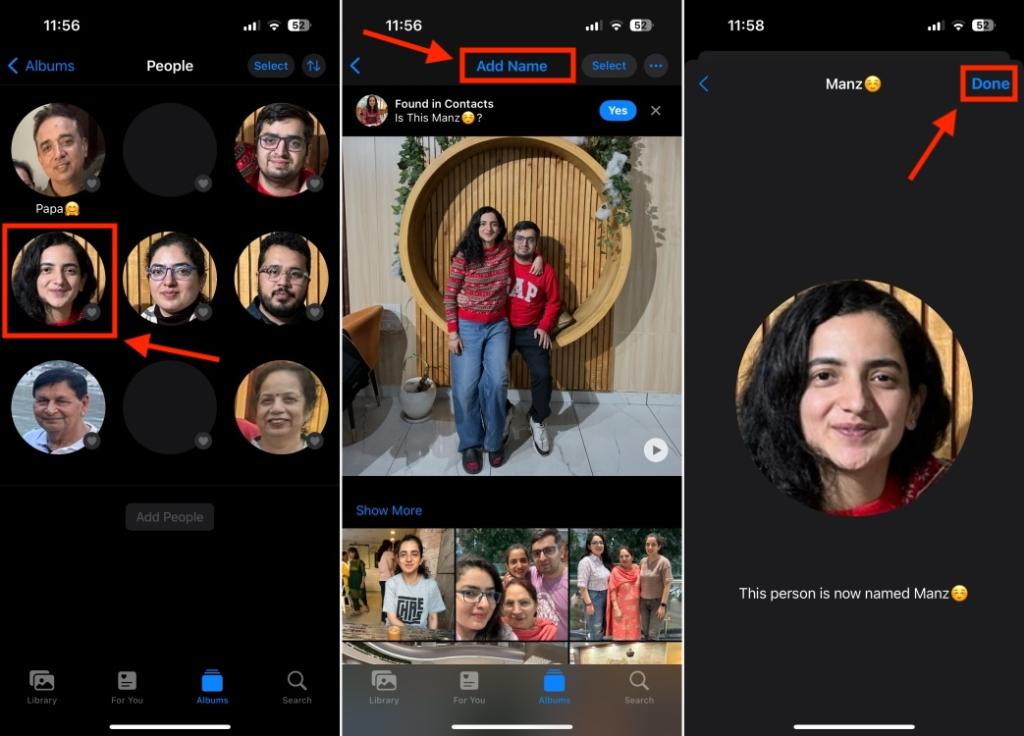 How to tag people in photos on iPhone
