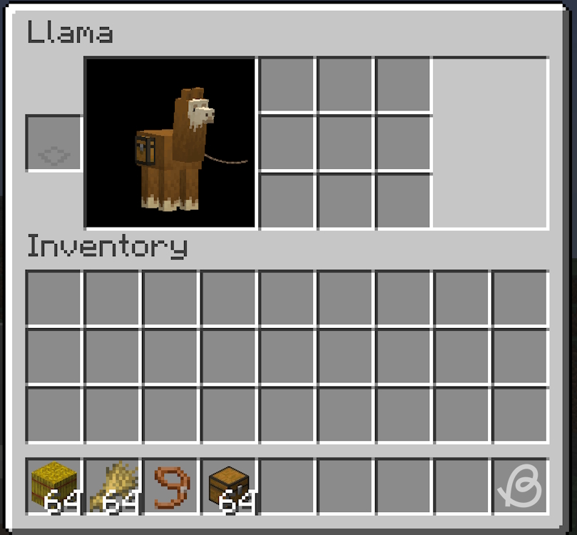 Strength 3 llama's inventory