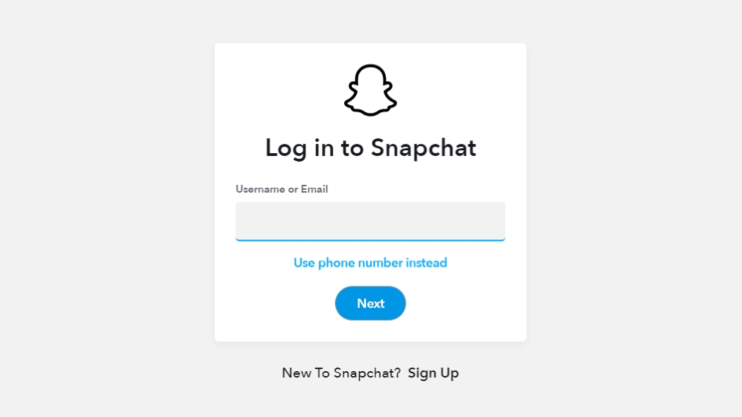 Log-In-Page-Snapchat-Web