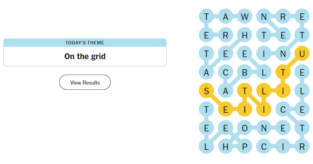 NYT Strands April 16 Solved