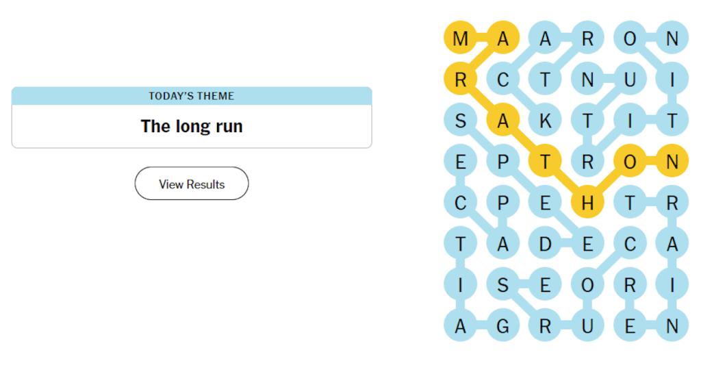 NYT Strands April 17 Solved