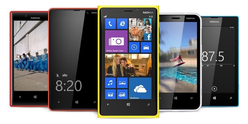 Nokia Lumia lineup of devices