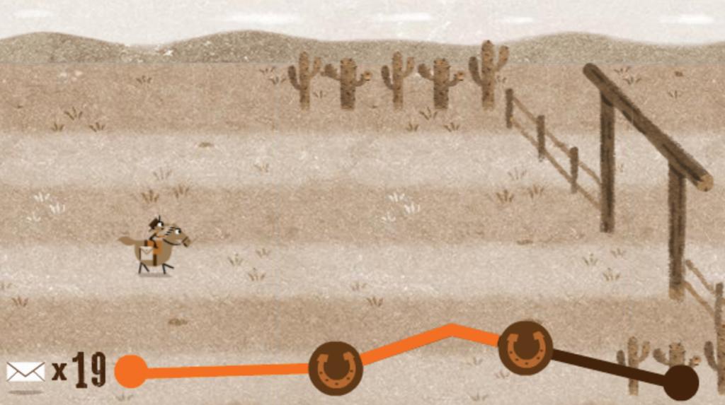 Pony Express Google Doodle Game