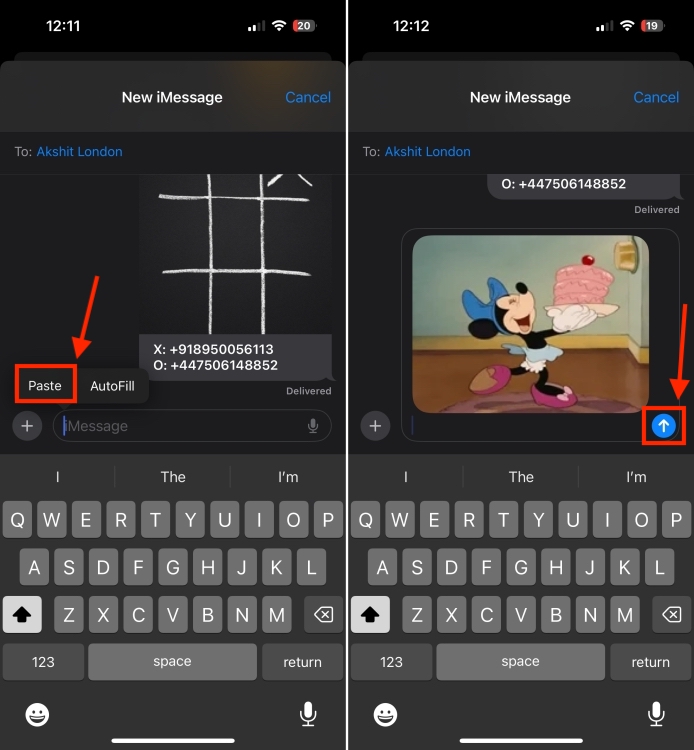 Send GIFs from Giphy to iMessage chats