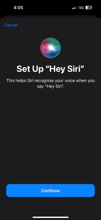 Set Up Siri