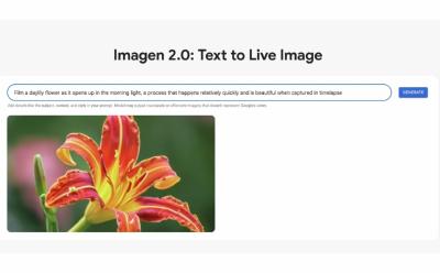 google imagen 2 text to live image generator