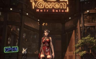 EVE in Gwen Hair Salon in Stellar Blade