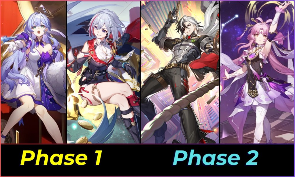 Honkai Star Rail 2.2 Character Banners