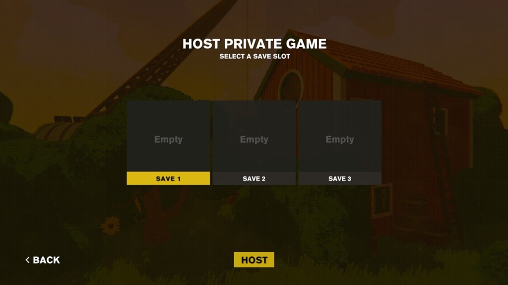 Host a Private Game Content Warning