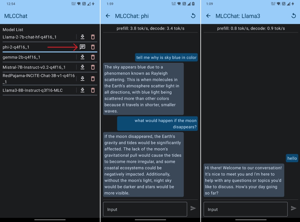 running ai models locally on android phone