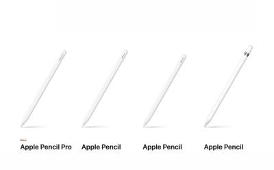 Apple Pencil Specs Comparison