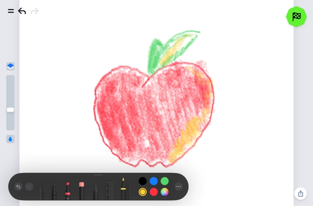 Apple-Rough-Drawing