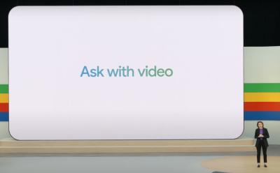 Ask with Video Google search preview