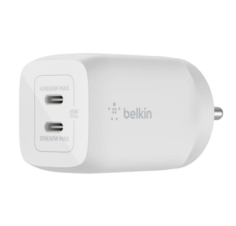 Belkin 65W GaN Dual USB-C Charger