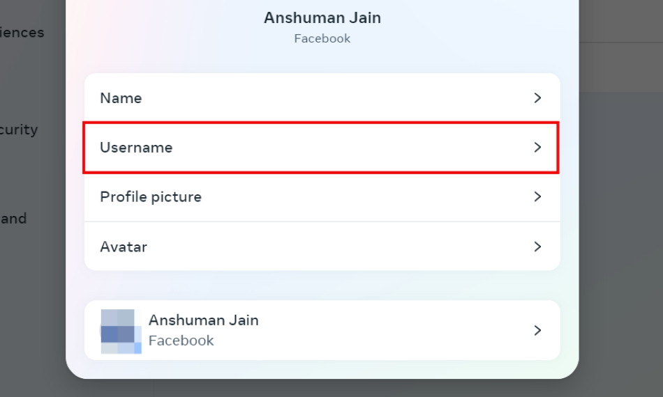 facebook id find username