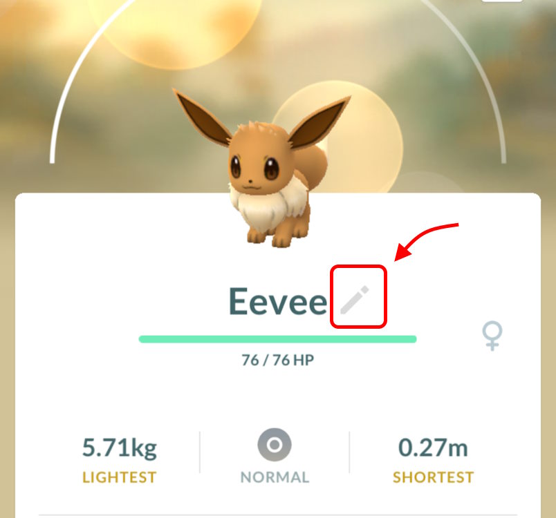 You'll see the question-mark on the Evolve button now has a particular Silhouette