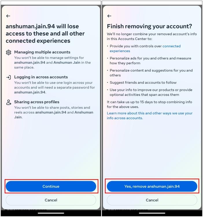View of How to Unlink Instagram from Facebook | Beebom