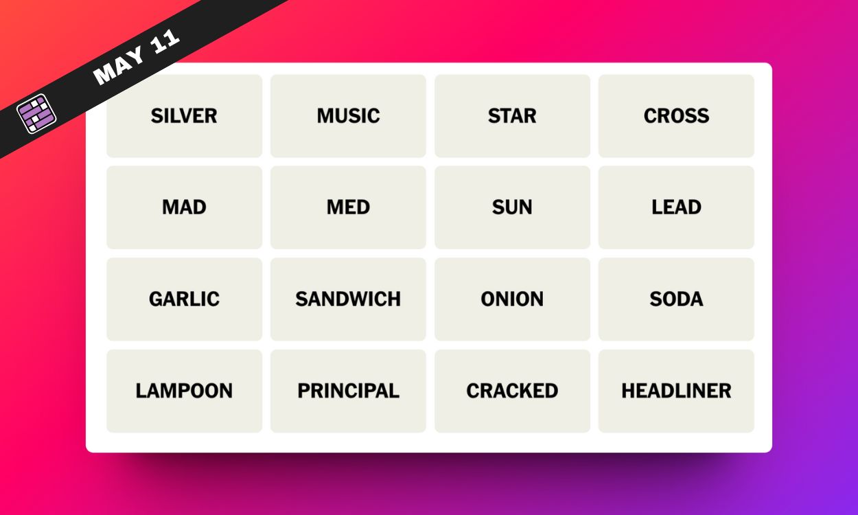 NYT Connections Hints and Answers for May 11, 2024 Beebom