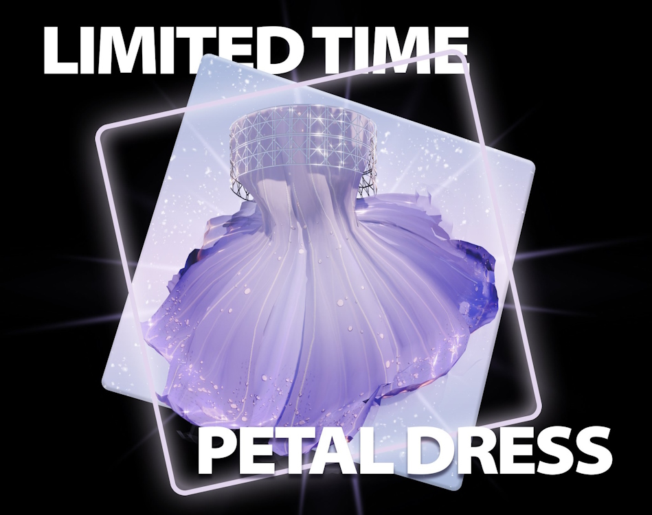 Dress to Impress winter update code item petal dress