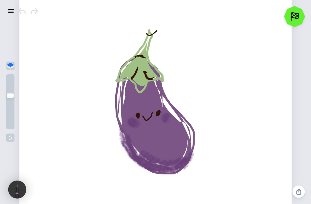 Eggplant-Drawing