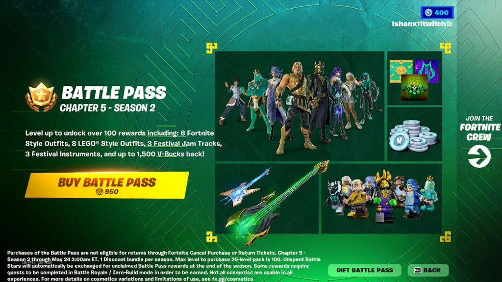 Fortnite Normal Battle Pass