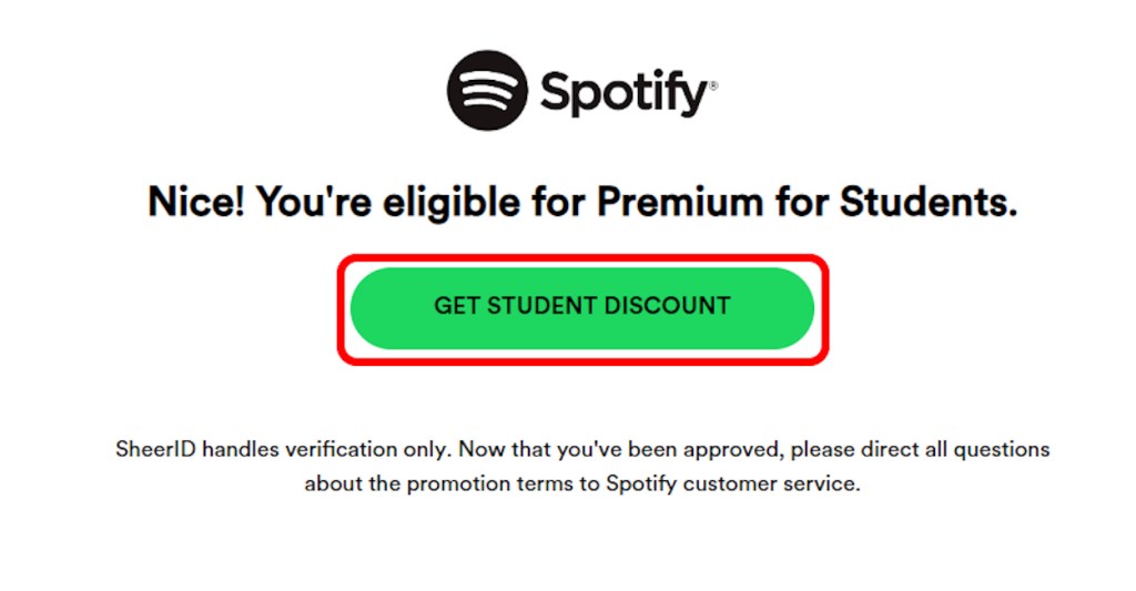 Get Student Discount Button