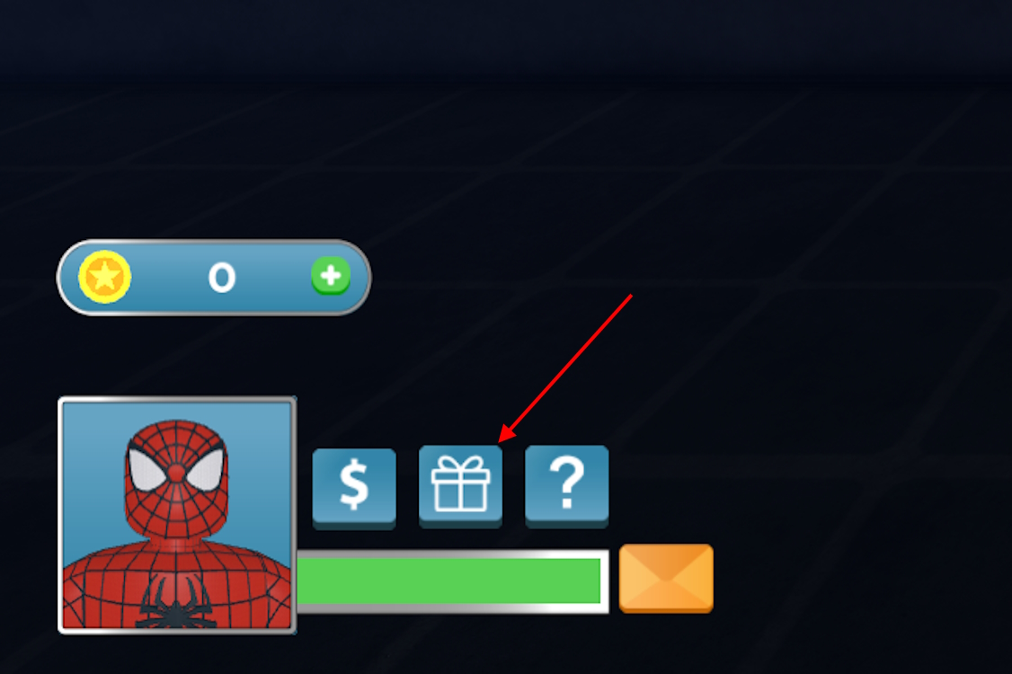 Gift Box Icon in Heroes Online World