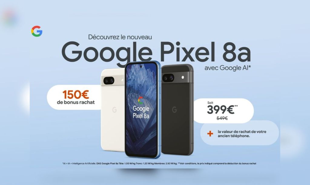 Vazamento de preço do Google Pixel 8a Europa