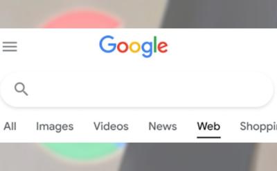 Google Search New Web Filter