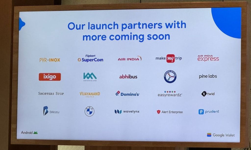 Google Wallet partners