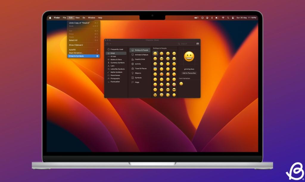 How Get Emojis on Mac