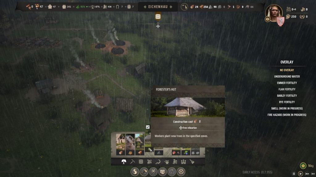 How to build Forester Huts in Manor Lords