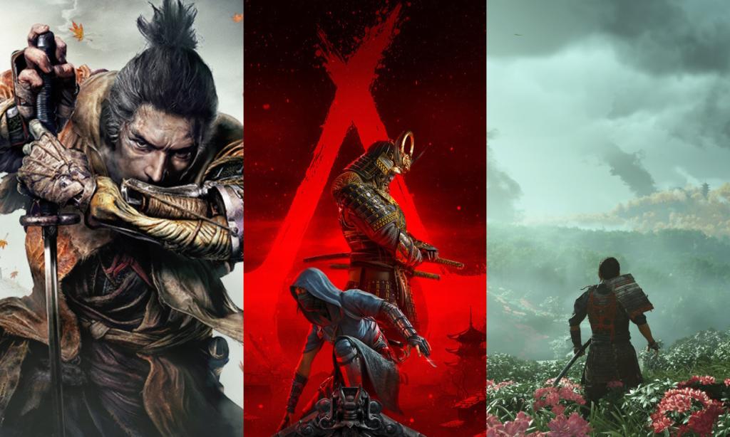 Sekiro, Assasin's Creed Shadows and Ghost of Tsushima images