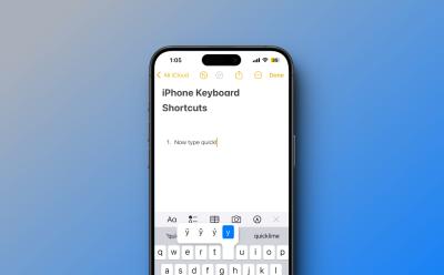Keyboard Shortcuts iOS